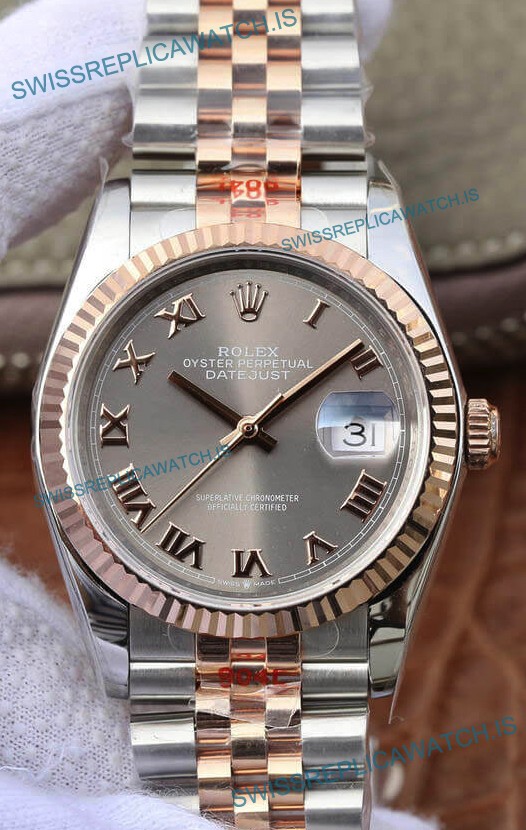 Rolex Datejust 36MM ETA 3135 Movement Swiss Replica in 904L Two