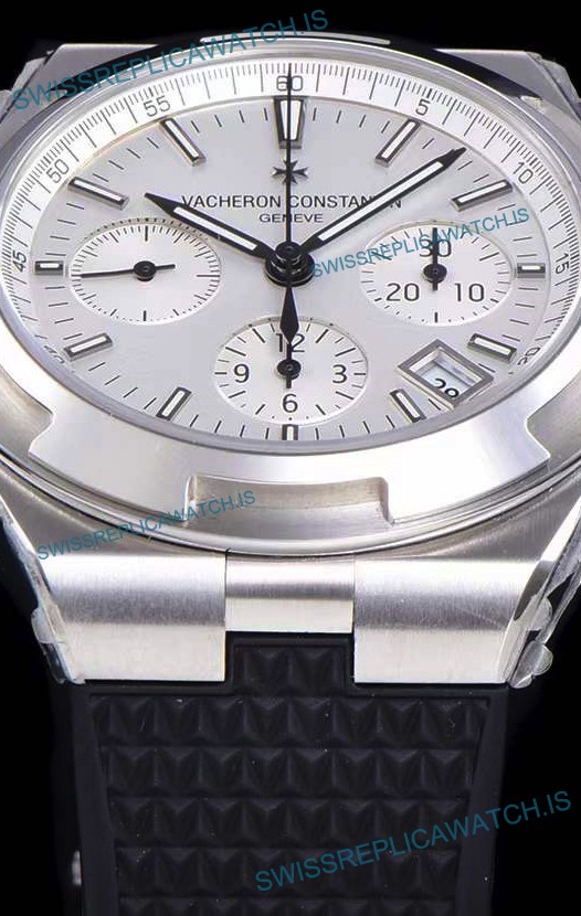 Vacheron Constantin Overseas Chronograph White Dial Swiss Replica