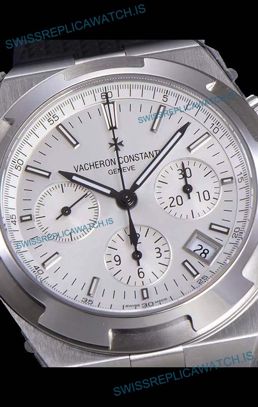 Vacheron Constantin Overseas Chronograph White Dial Swiss Replica