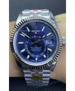 Rolex Sky-Dweller REF# M336934 Blue Dial Watch in 904L Steel Case 1:1 Mirror Replica