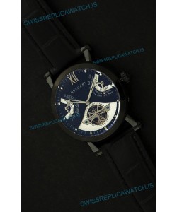 Bvlgari Sotirio Japanese Replica Automatic Watch in Blue Dial